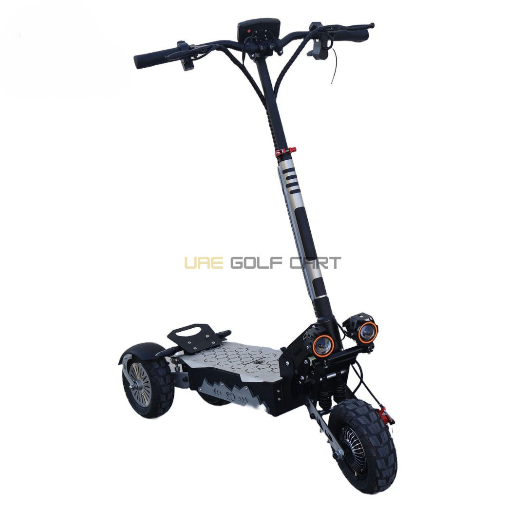 48V 7500W Triple Motor Foldable 3-Wheel Electric Scooter for Adults, 70 km/h, 80 km Range - Foldable Electric Scooters - Close Up | UAE Golf Cart