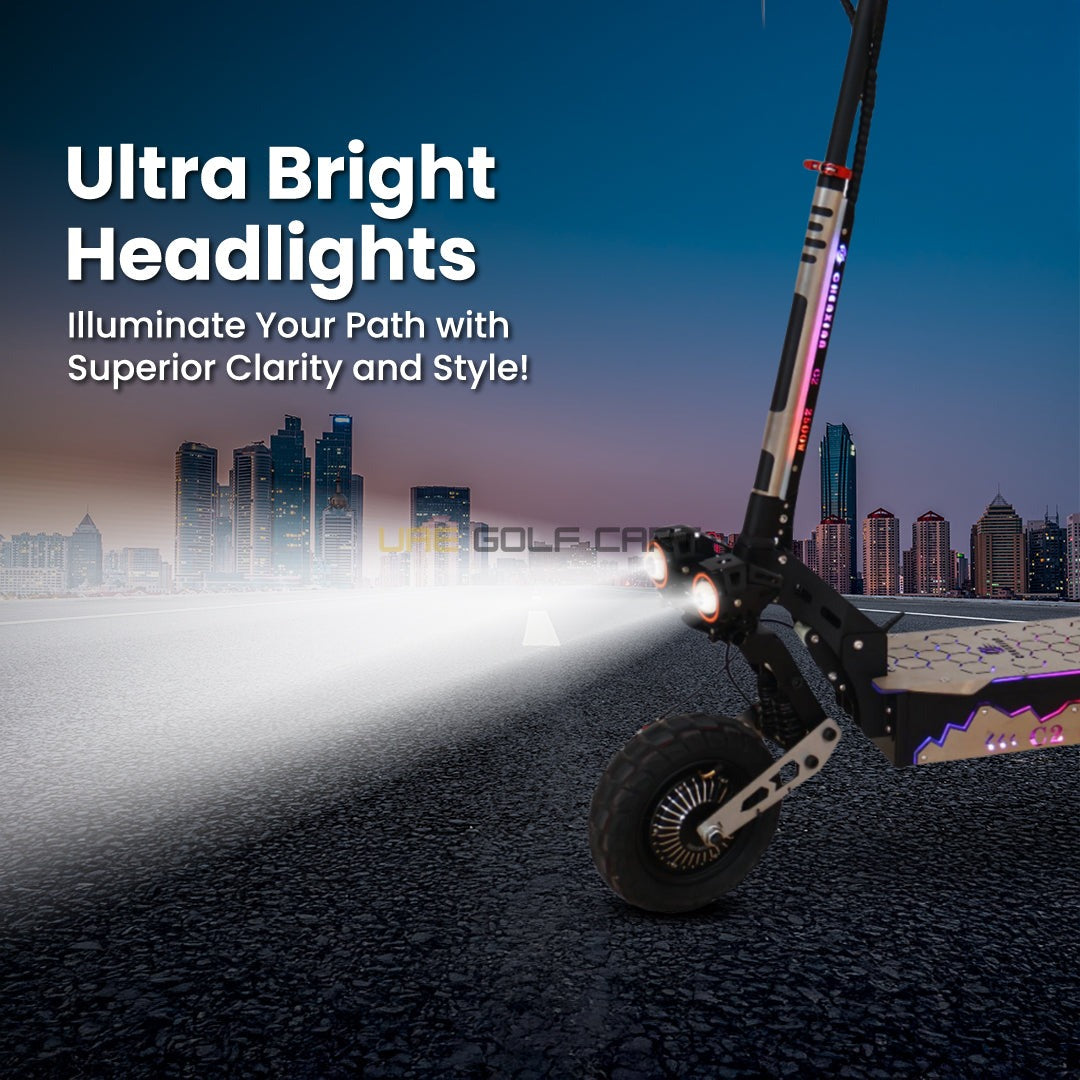 48V 7500W Triple Motor Foldable 3-Wheel Electric Scooter for Adults, 70 km/h, 80 km Range - Foldable Electric Scooters - Photo 6 | UAE Golf Cart
