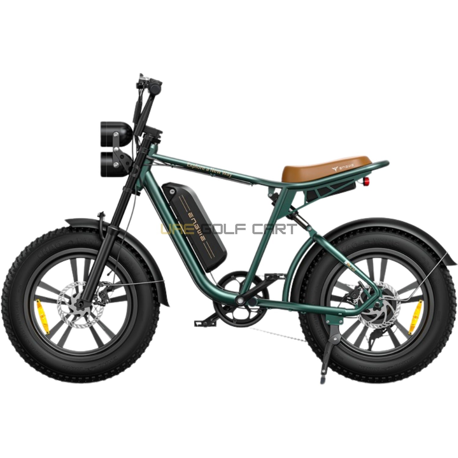 Buy 48V 750W Electric Fat Bike with 13Ah Removable Battery, 25 km/h Speed, 20x4.0 Fat Tires, Shimano 7-Gear - Electric Bikes at UAE Golf Cart