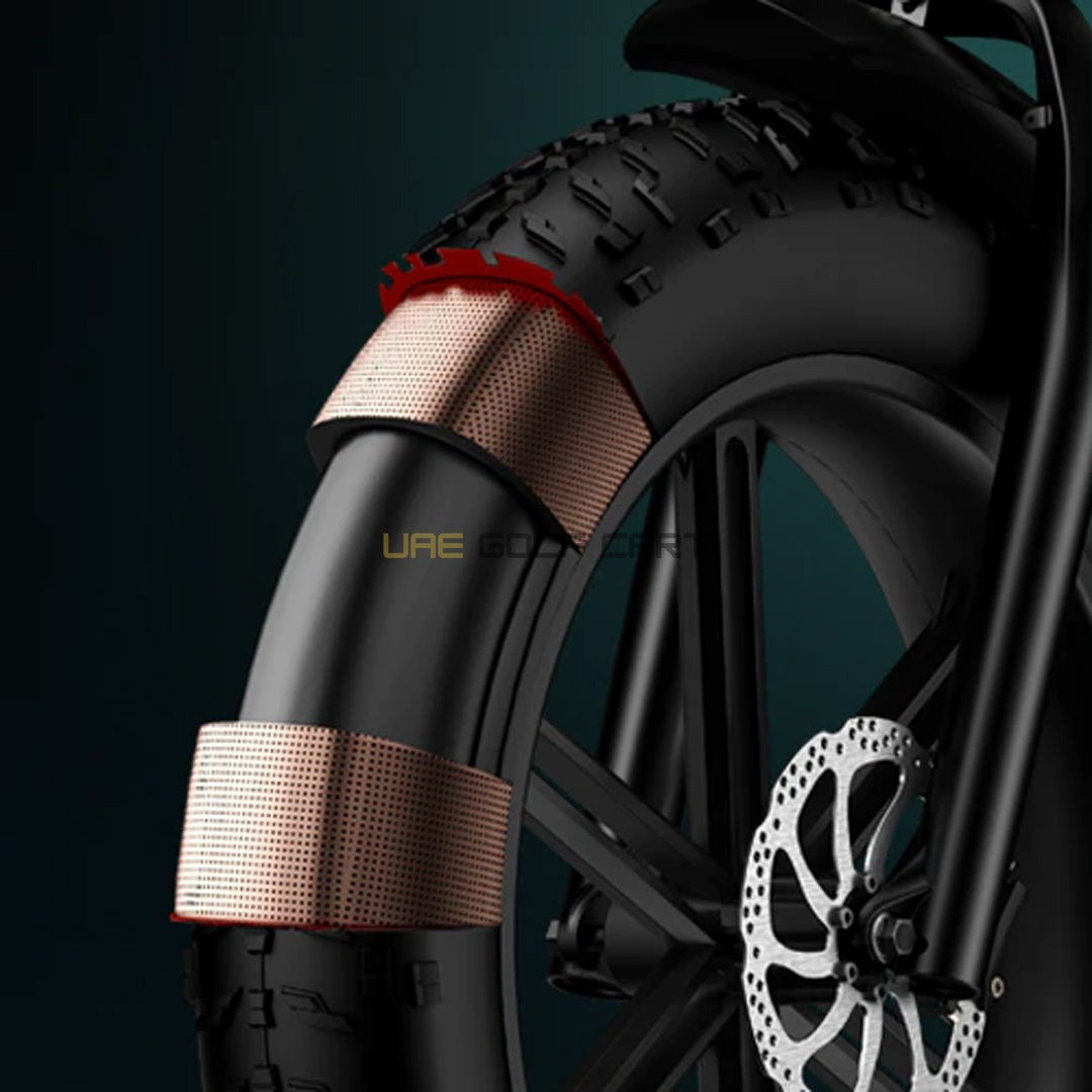 48V Fat Electric Bike with Dual Removable Batteries, 25 km/h, 20×4.0 Fat Tires, 7‑Speed Shimano, 160mm Disc Brakes - Electric Bikes - Photo 13 | UAE Golf Cart