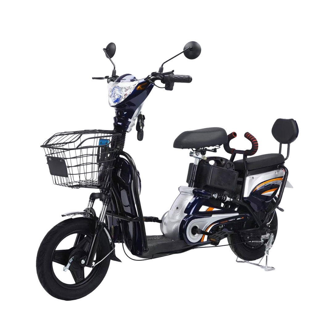 UAE Golf Cart 500W Electric Bike with 48V 12Ah Battery, 14 Inch Tires, Grocery Basket, Pedal Assist - Offroad Recreation - View 1
