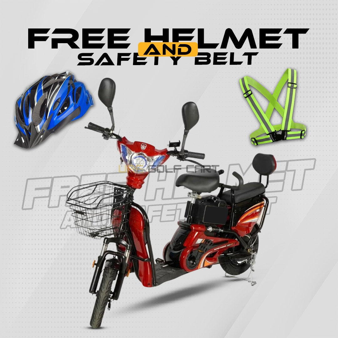500W Electric Bike with 48V 12Ah Battery, 14 Inch Tires, Grocery Basket, Pedal Assist - Offroad Recreation - Electric Grocery Bike - Photo 16 | UAE Golf Cart