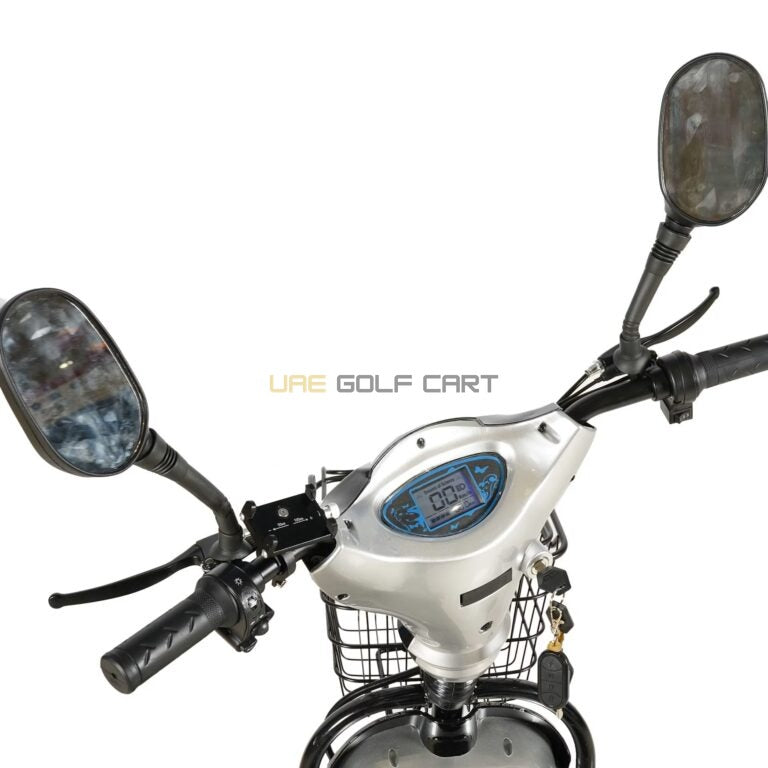 500W Electric Bike with 48V 12Ah Battery, 14 Inch Tires, Grocery Basket, Pedal Assist - Offroad Recreation - Electric Grocery Bike - Photo 5 | UAE Golf Cart