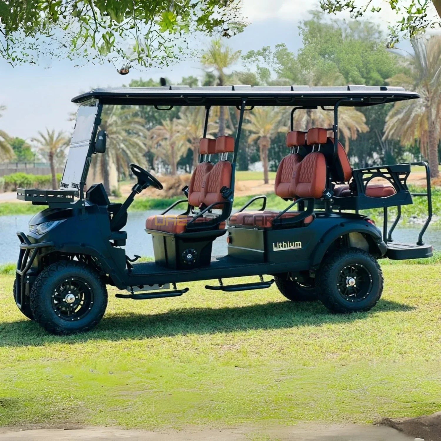 6 Seater Off Road Electric Golf Cart with Lithium Battery and Touchscreen - Normal Golf Carts - 4+2 Seater - Photo 6 | UAE Golf Cart