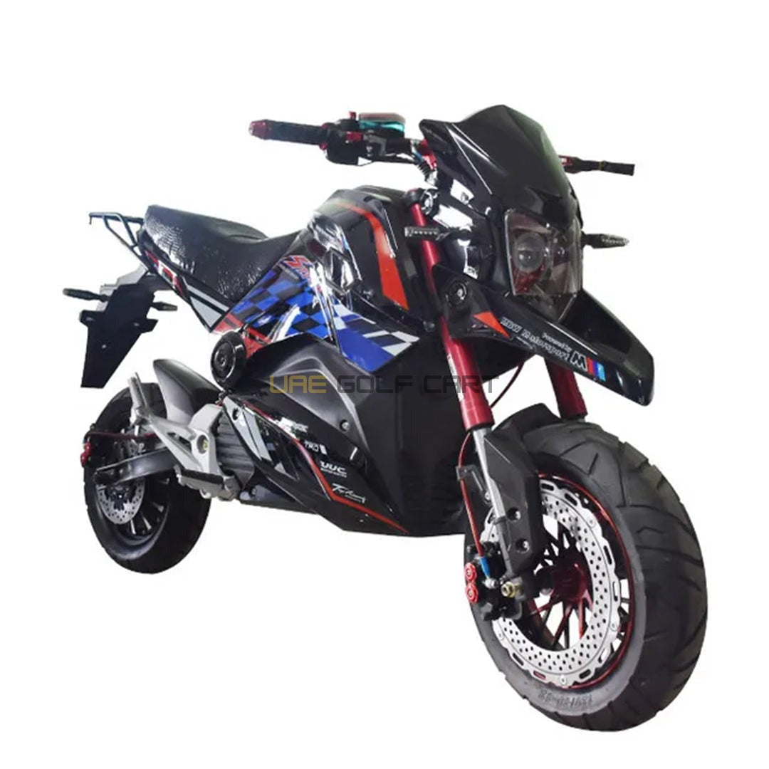 60V 3000W Electric Motorbike for Adults - 75 km/h Top Speed, 55 km Range, 150 kg Load, 12" Tires - Electric Motorbikes & Mopeds | UAE Golf Cart