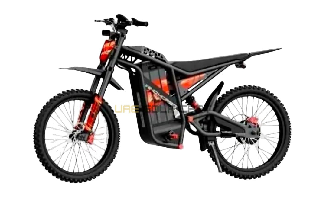 60V 35Ah Electric Off Road Dirt Bike with 3000W Motor, 70 km Range, 70 km/h Top Speed, 19x3 All-Terrain Tires - Electric Dirt Bikes | UAE Golf Cart