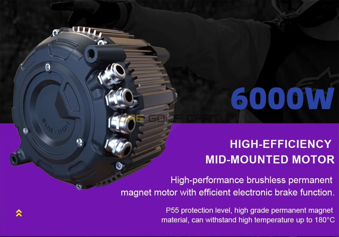 60V 4000W Electric Dirt Bike 80 km/h Top Speed 120kg Load 6-Speed Off-Road - Electric Bikes - Photo 8 | UAE Golf Cart