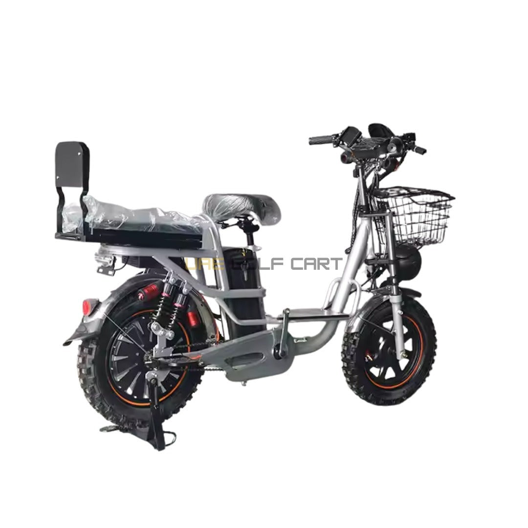 60V 500W Electric Scooter with Off‑Road Tires, Removable Battery, 45 km/h Speed, 200 kg Load Capacity - Electric Grocery Bike - Photo 4 | UAE Golf Cart