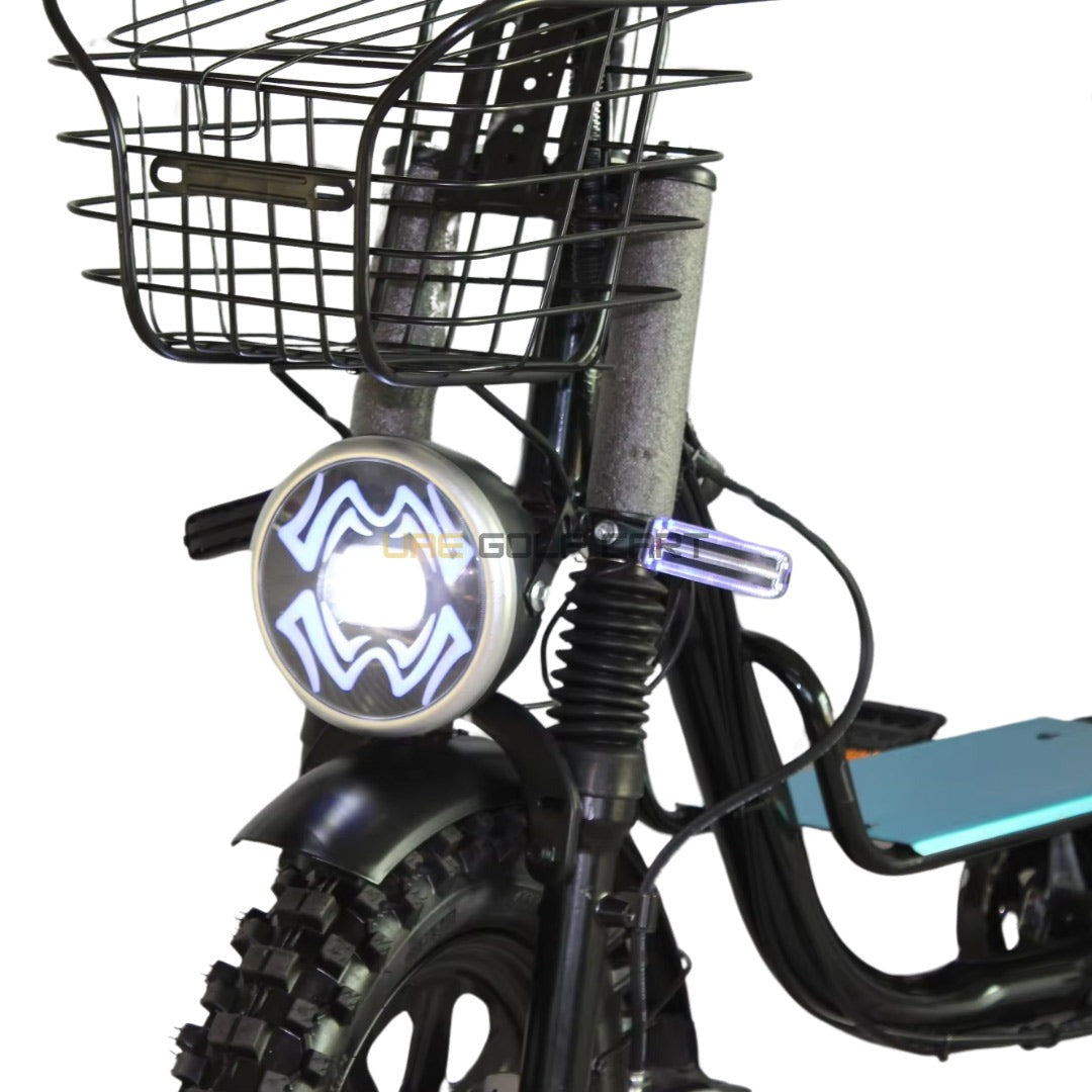 60V 500W Electric Scooter with Off‑Road Tires, Removable Battery, 45 km/h Speed, 200 kg Load Capacity - Electric Grocery Bike - Photo 8 | UAE Golf Cart