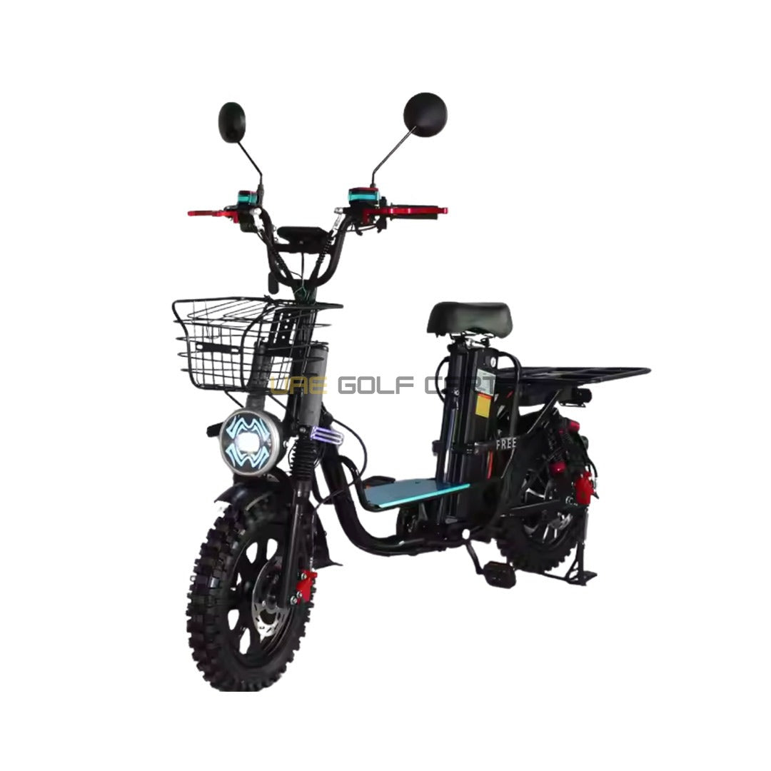 60V 500W Electric Scooter with Off‑Road Tires, Removable Battery, 45 km/h Speed, 200 kg Load Capacity - Electric Grocery Bike - Photo 9 | UAE Golf Cart