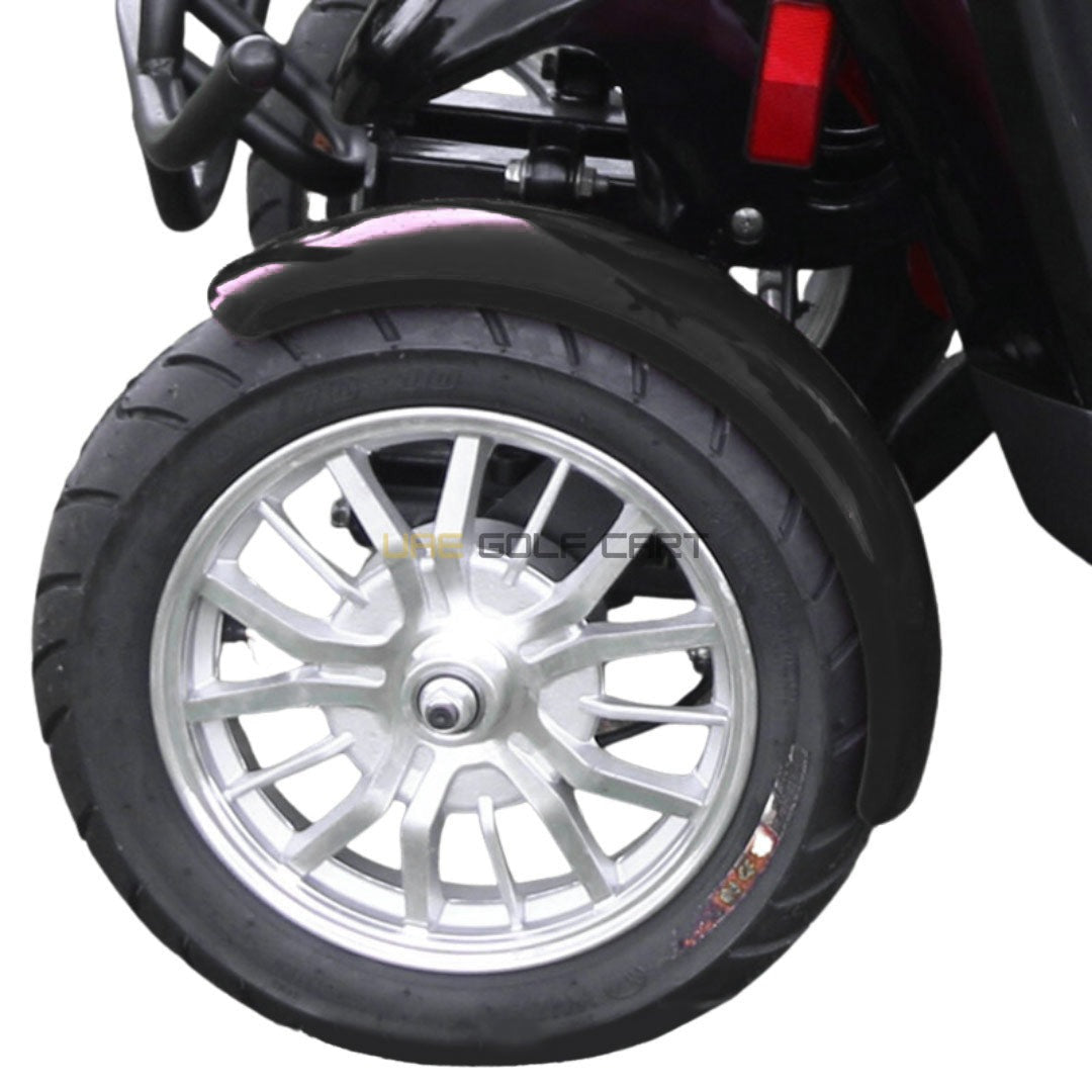 60V 600W 4 Wheel Electric Scooter with Seat, Storage Compartment, LED Light and Reverse Gear - Electric Motorbikes & Mopeds - Photo 12 | UAE Golf Cart