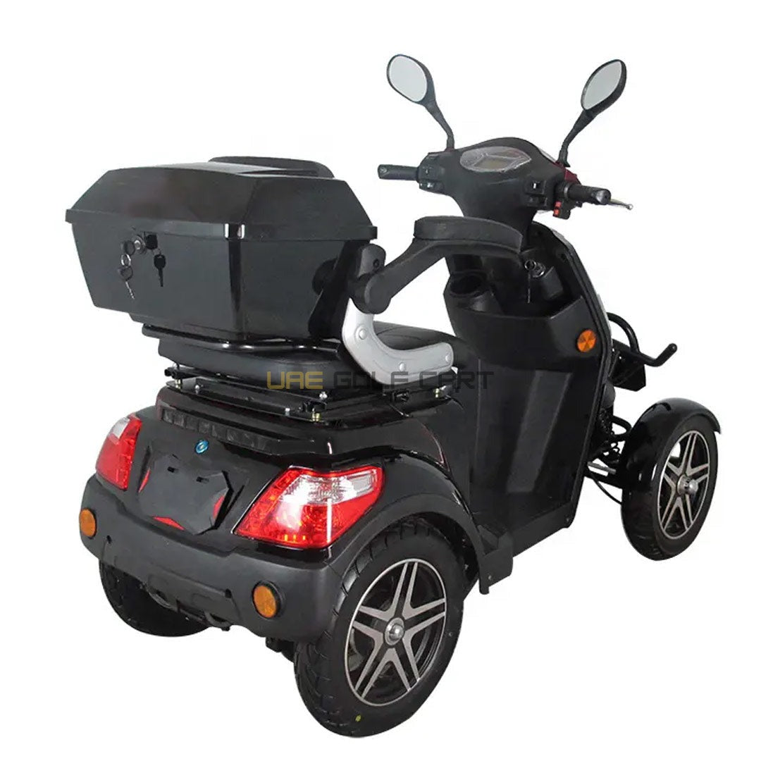 60V 600W 4 Wheel Electric Scooter with Seat, Storage Compartment, LED Light and Reverse Gear - Electric Motorbikes & Mopeds - Photo 15 | UAE Golf Cart