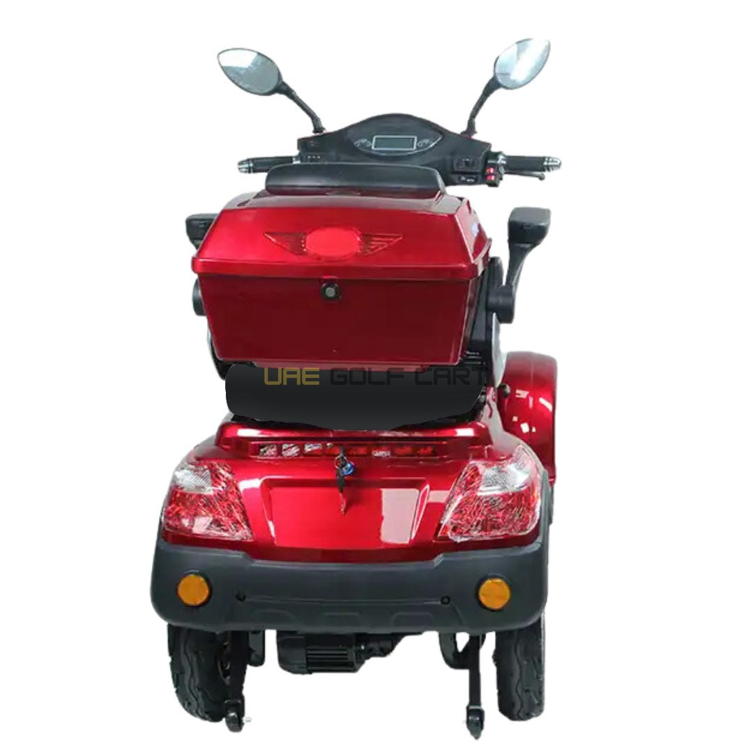 60V 600W 4 Wheel Electric Scooter with Seat, Storage Compartment, LED Light and Reverse Gear - Electric Motorbikes & Mopeds - Photo 4 | UAE Golf Cart