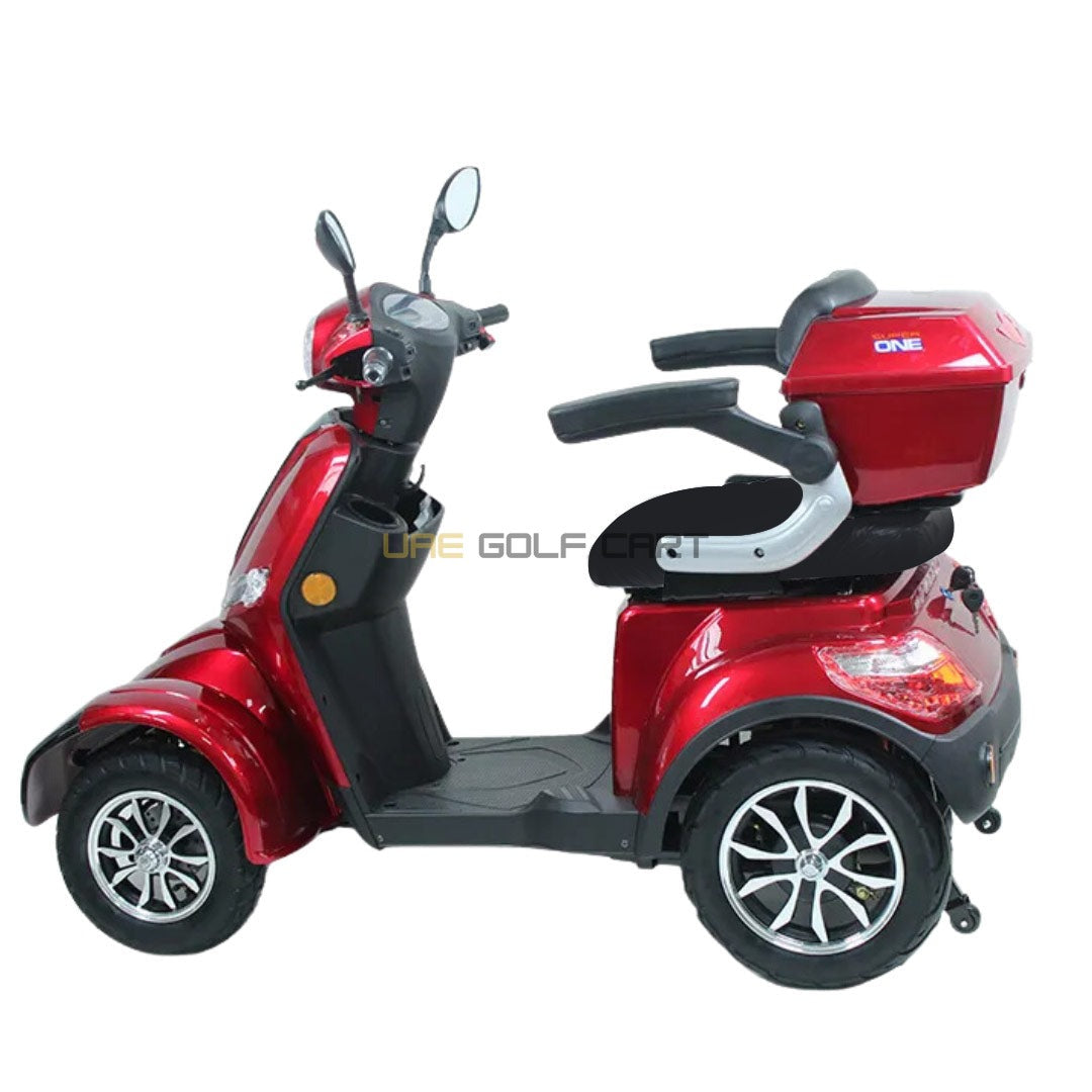 60V 600W 4 Wheel Electric Scooter with Seat, Storage Compartment, LED Light and Reverse Gear - Electric Motorbikes & Mopeds - Photo 7 | UAE Golf Cart