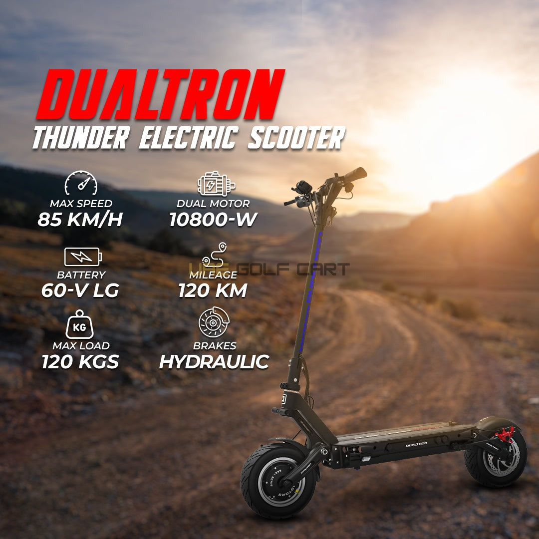72V 40Ah Electric Scooter with 5400W Dual Motor, 85 km/h Speed, 120 km Range, Foldable, Off‑road Use - Foldable Electric Scooters | UAE Golf Cart