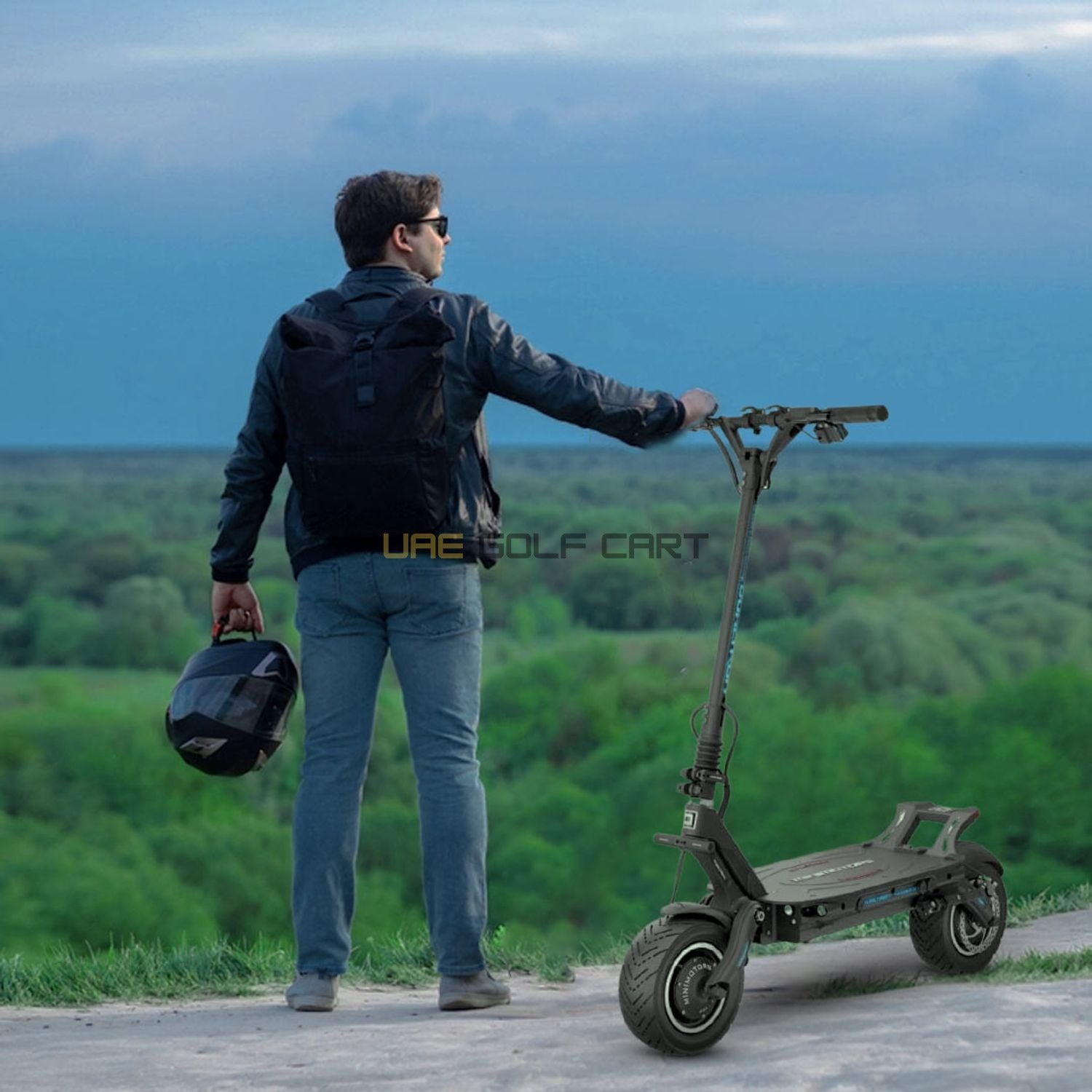 Buy 72V 40Ah Foldable Electric Scooter Dual Motor 100 km/h - Foldable Electric Scooters at UAE Golf Cart