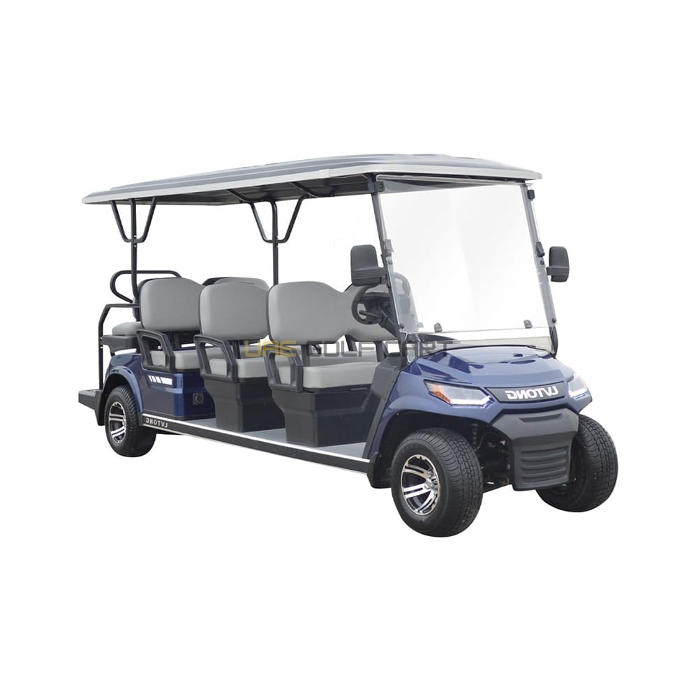 8 Seater Electric Golf Cart Shuttle with AC Motor and AGM Batteries - Normal Golf Carts - 8 Seater | UAE Golf Cart