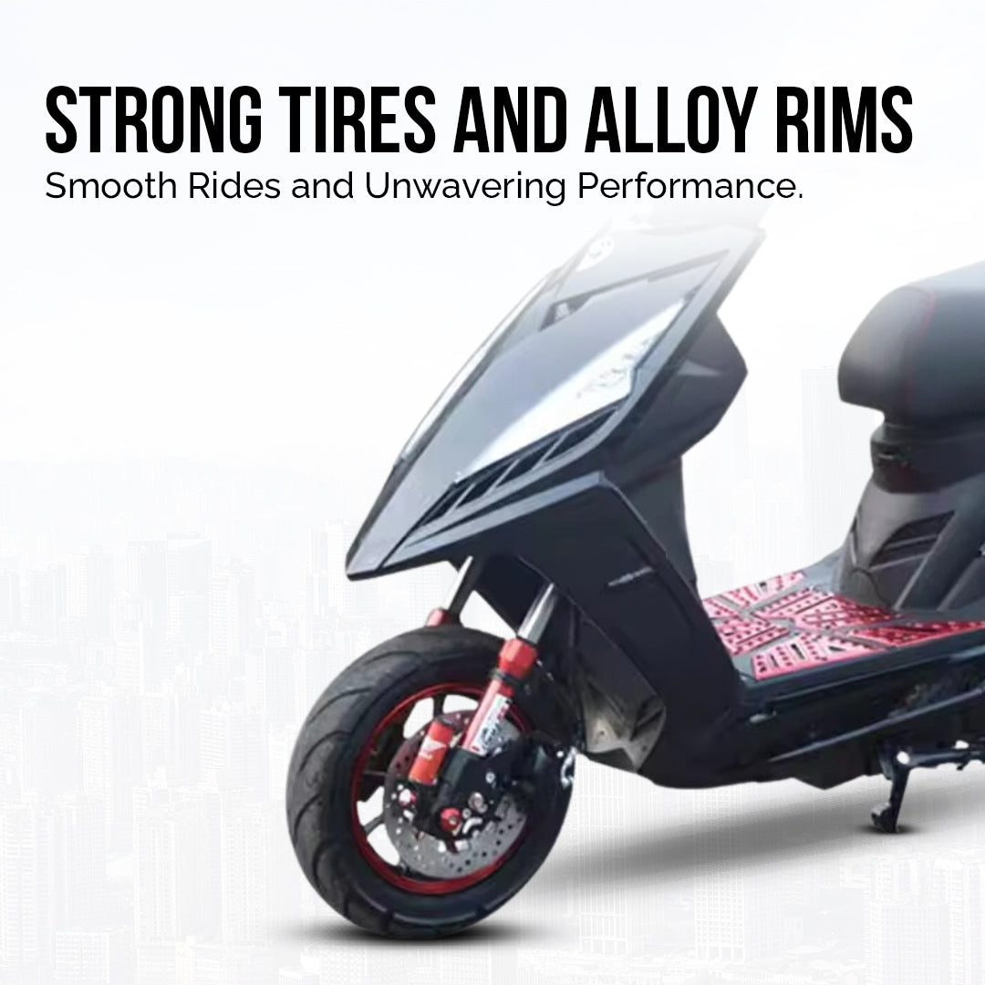 UAE Golf Cart 60V 500W 2-Seat Electric Moped with LED Lights, 30-40km Range, 200kg Load Capacity - View 8