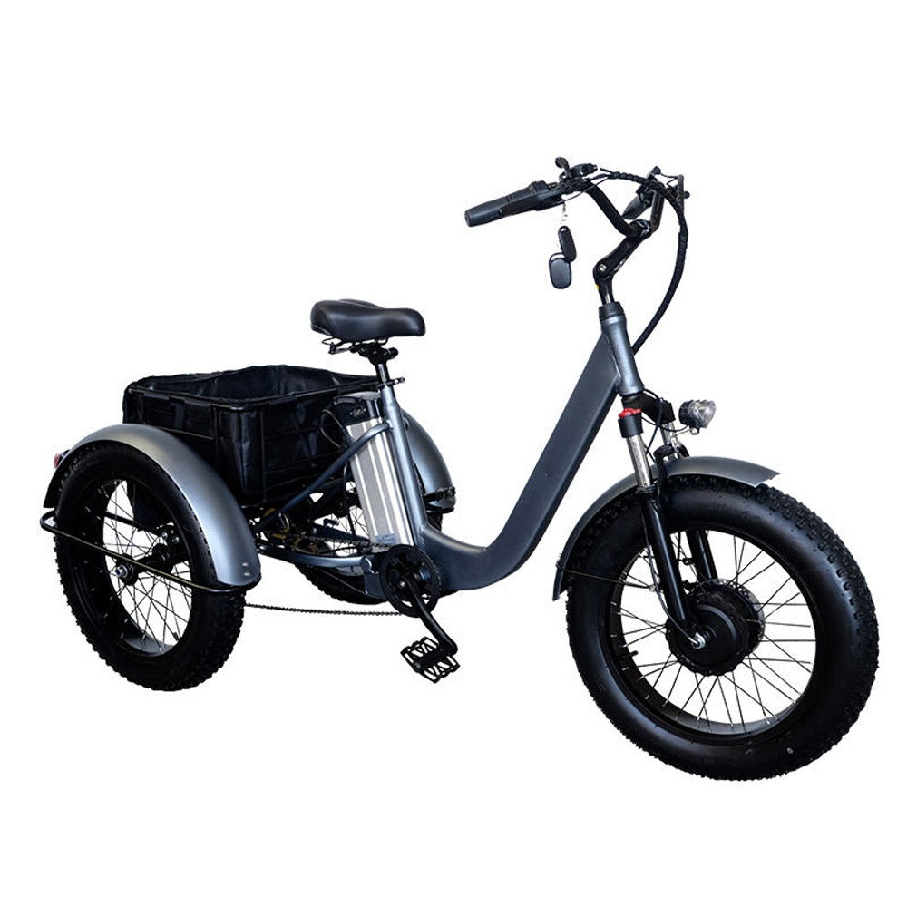 UAE Golf Cart Electric Trike Bike with Removable 48V 15Ah Battery, 750W Motor, 250kg Load, 35-45km/h Speed - View 4