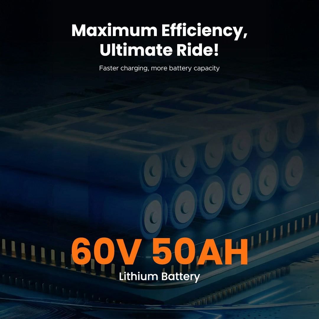 UAE Golf Cart 60V 8000W Off-Road Electric Dirt Bike with 40Ah Battery, 120km Range, 150kg Load - View 13
