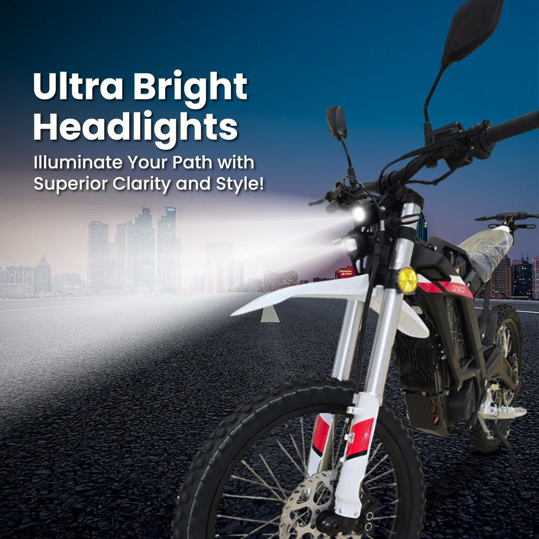 UAE Golf Cart 60V 8000W Off-Road Electric Dirt Bike with 40Ah Battery, 120km Range, 150kg Load - View 14