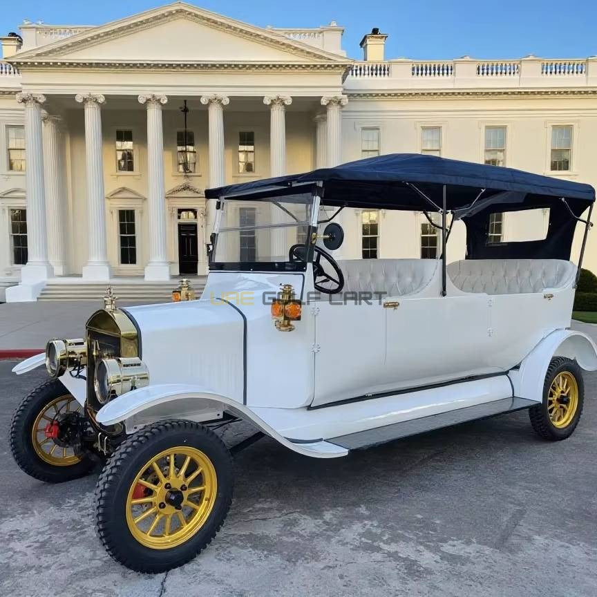 Classic 4 Seater Electric Golf Cart with 120 km Range and Steel Body - Classic Golf Carts - 4 Seater - Photo 5 | UAE Golf Cart