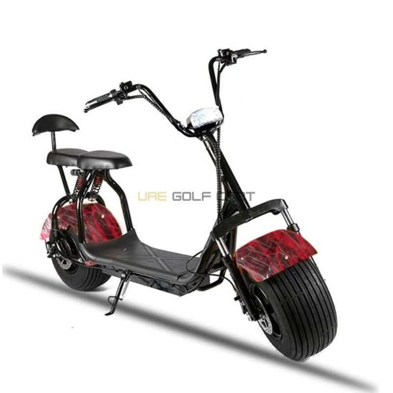 Coco City Harley Fat Tire Electric Scooter 60V 1500W 35km/h 180kg Capacity - Electric Motorbikes & Mopeds - Photo 6 | UAE Golf Cart