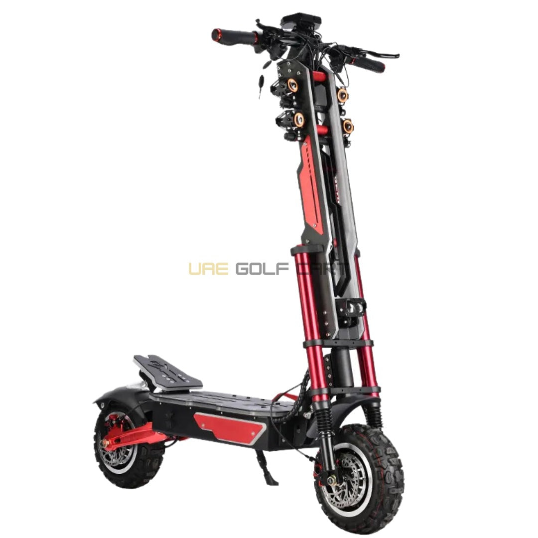 Dual Motor 5600W 60V 30Ah Off‑Road Electric Scooter 80km/h Top Speed 70km Range 200kg Load - Foldable Electric Scooters - Close Up | UAE Golf Cart