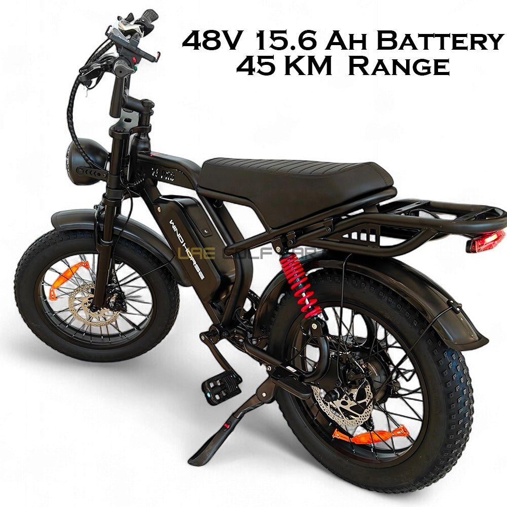 Electric Bike for Adults 48V Removable Battery Pedal Assist E-Bike 750W Motor - Electric Bikes | UAE Golf Cart