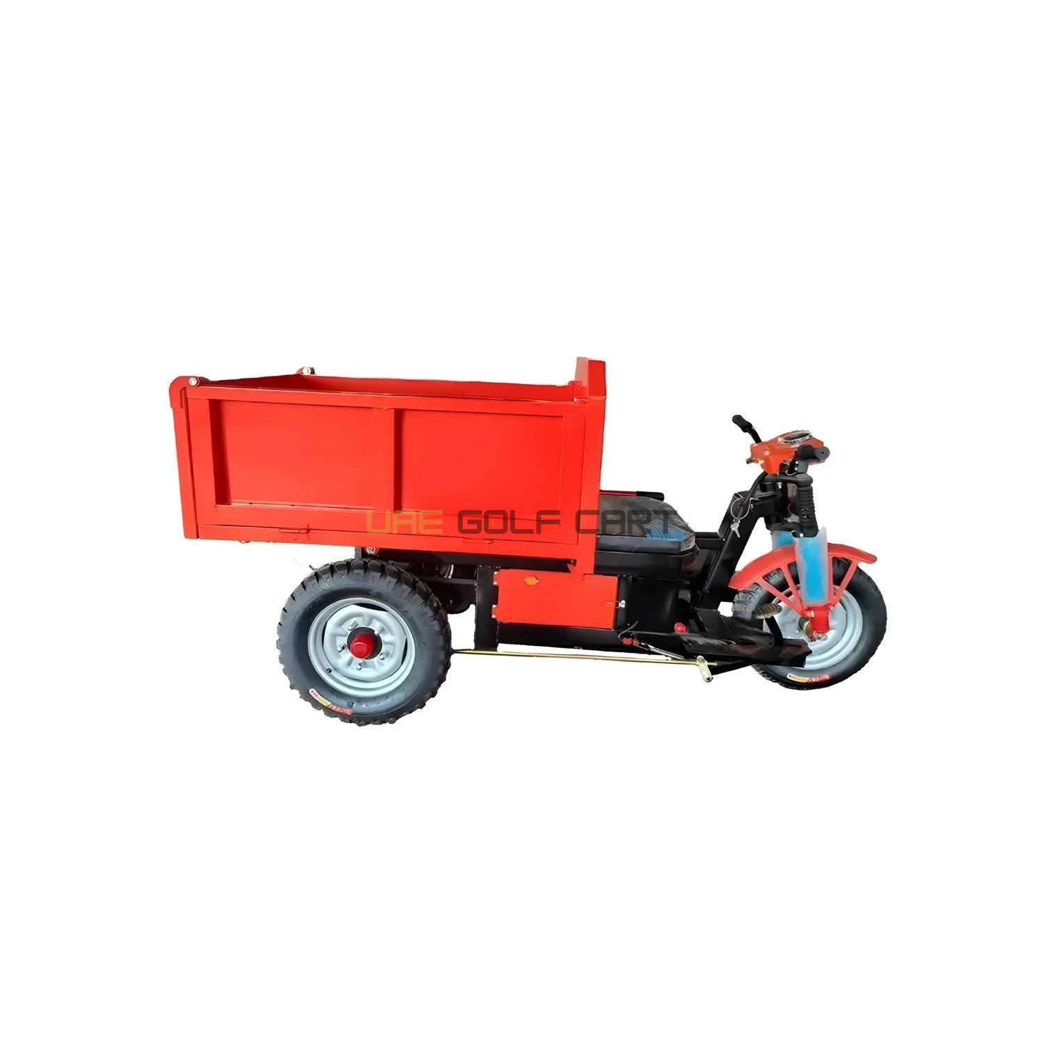 Buy Electric Cargo Bike Mini Dumper UAE Golf Cart 1200W 500kg 60V Flatbed Dump Tricycle Construction UAE - Cargo Bikes at UAE Golf Cart
