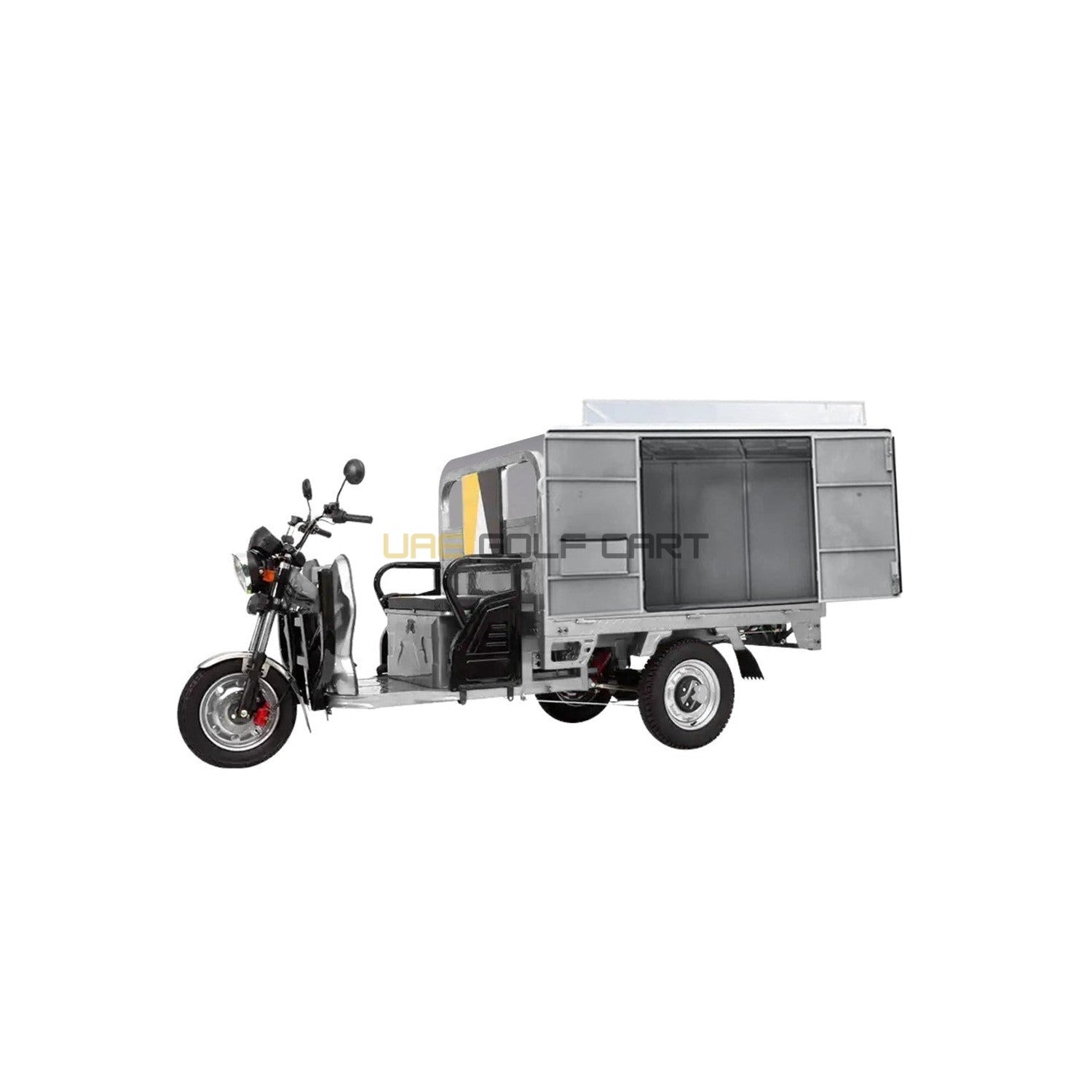 Electric Cargo Box Tricycle UAE Golf Cart 1.6M 1200W 60V 600kg Customised Enclosed Loader UAE - Cargo Bikes | UAE Golf Cart
