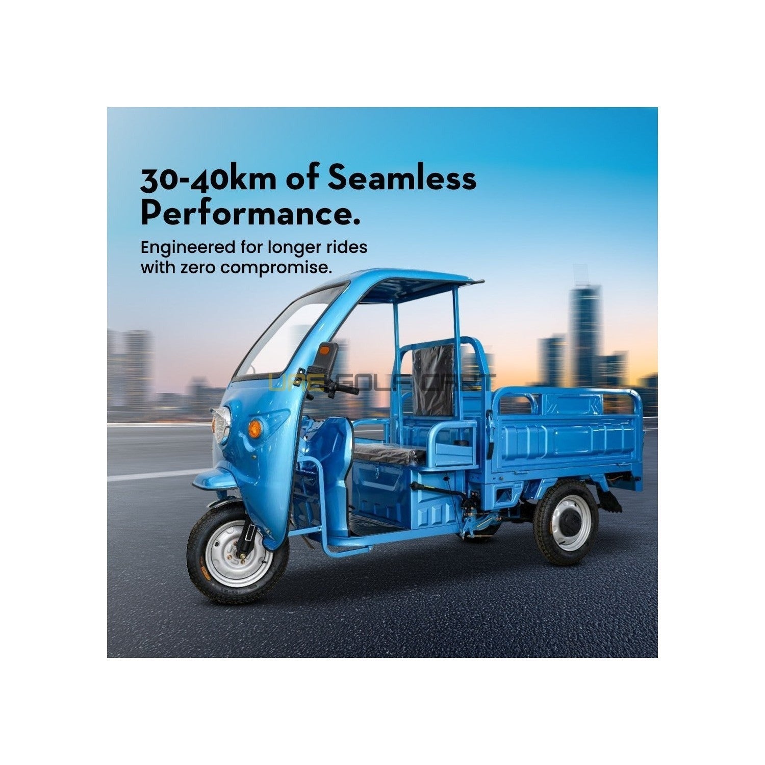 Electric Cargo Tricycle UAE Golf Cart 1.6M Closed Cabin 1500W 60V 550kg Off Road Tyres UAE - Cargo Bikes - Photo 7 | UAE Golf Cart