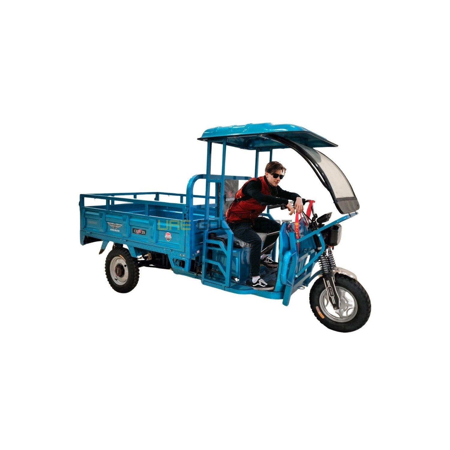 Electric Cargo Tricycle UAE Golf Cart Closed Cabin Tuktuk 60V 1500W 600kg 1.6M Trolley UAE - Cargo Bikes - Photo 10 | UAE Golf Cart
