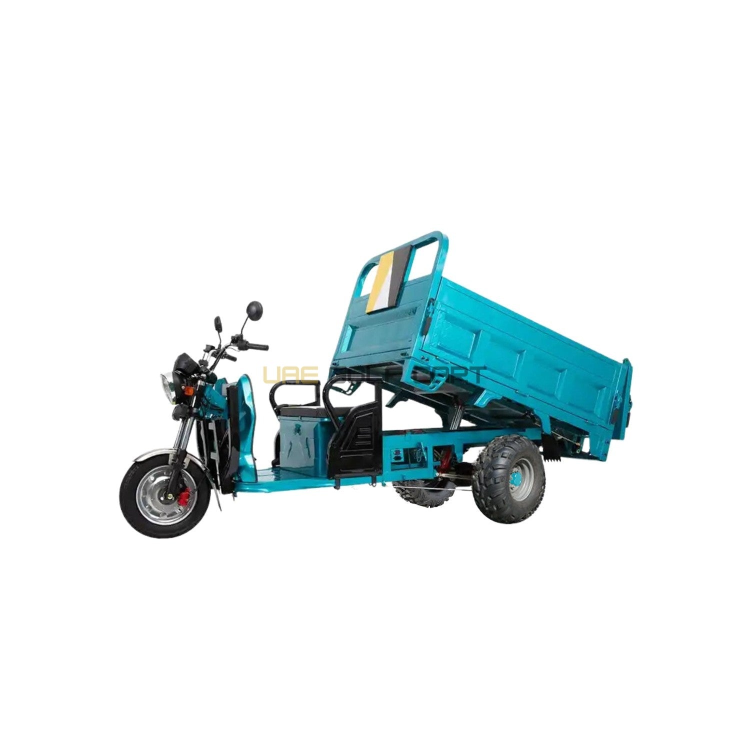 Electric Cargo Tuk Tuk 1.6M | 60V 1500W | 600KG Load | Hydraulic Dump Bed | Off Road Tyres | UAE Golf Cart - Cargo Bikes | UAE Golf Cart