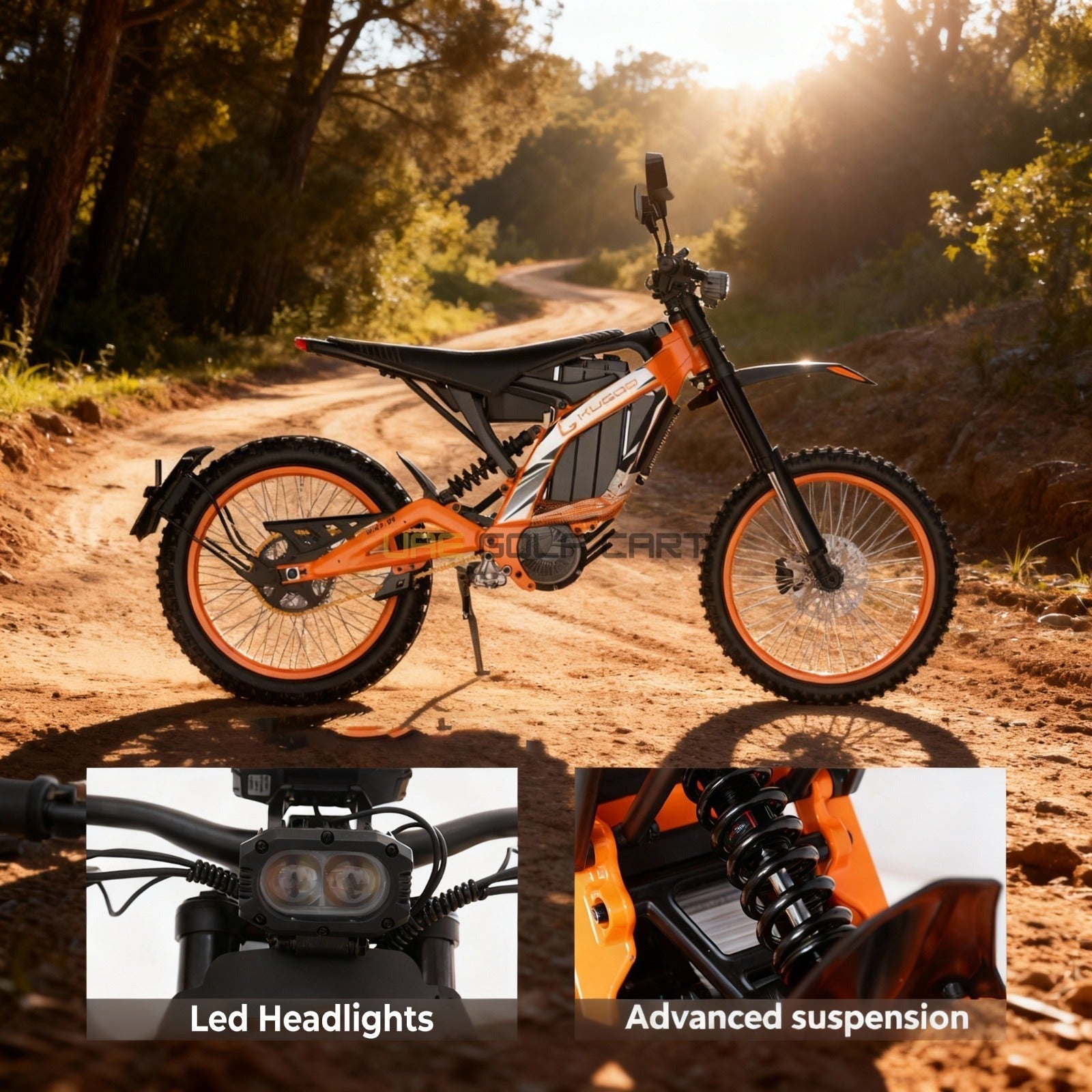 Electric Dirt Bike 3700W Motor 80km Range 80km/h Top Speed Off-Road - Electric Dirt Bikes - Photo 8 | UAE Golf Cart