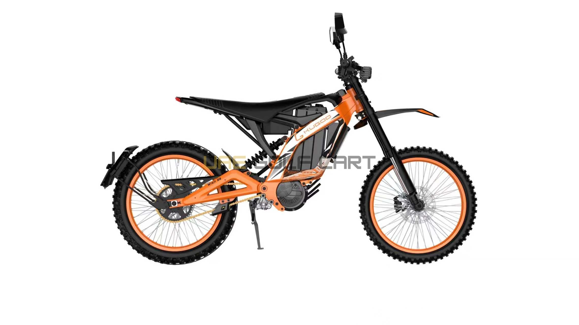 Electric Dirt Bike with 3700W Motor, 80 km Range, 80 km/h Top Speed, 19‑Inch Wheels, Adjustable Suspension - Electric Motorbikes & Mopeds - Photo 4 | UAE Golf Cart