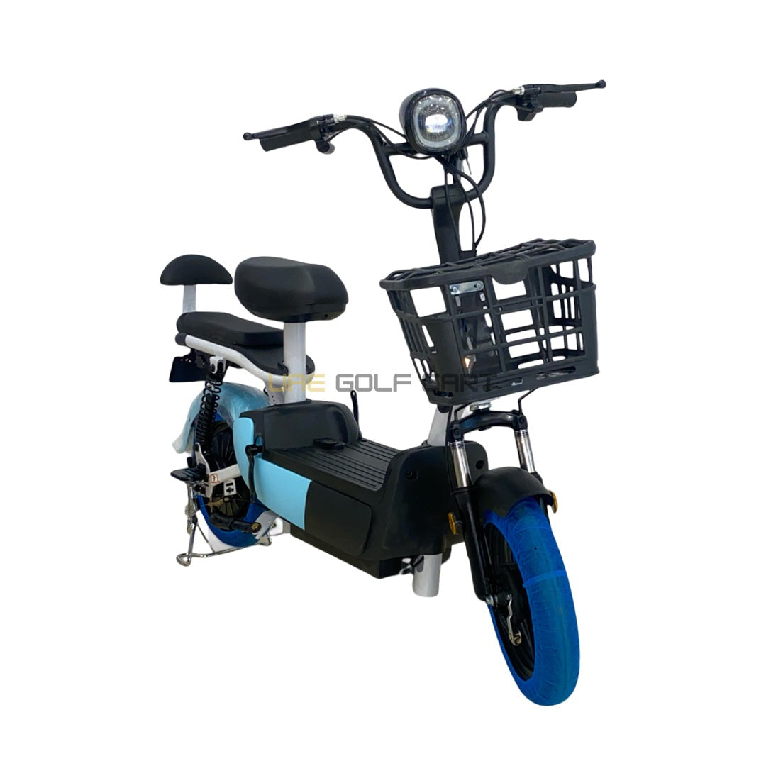 Electric Moped Scooter 48V with Pedal Assist and 2 Seats - Private Property Use - Electric Bikes - Photo 10 | UAE Golf Cart