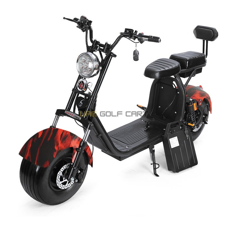 Electric Scooter 55 km/h 2000W Fat Wheels Removable 60V Battery - Electric Motorbikes & Mopeds - Photo 11 | UAE Golf Cart