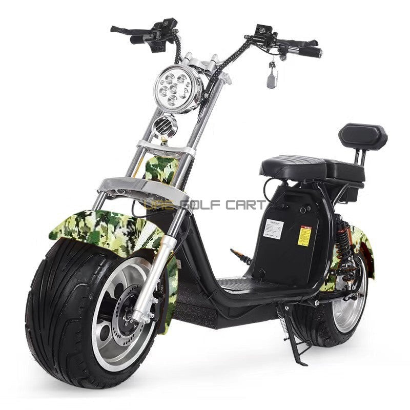 Electric Scooter 55 km/h 2000W Fat Wheels Removable 60V Battery - Electric Motorbikes & Mopeds - Photo 7 | UAE Golf Cart