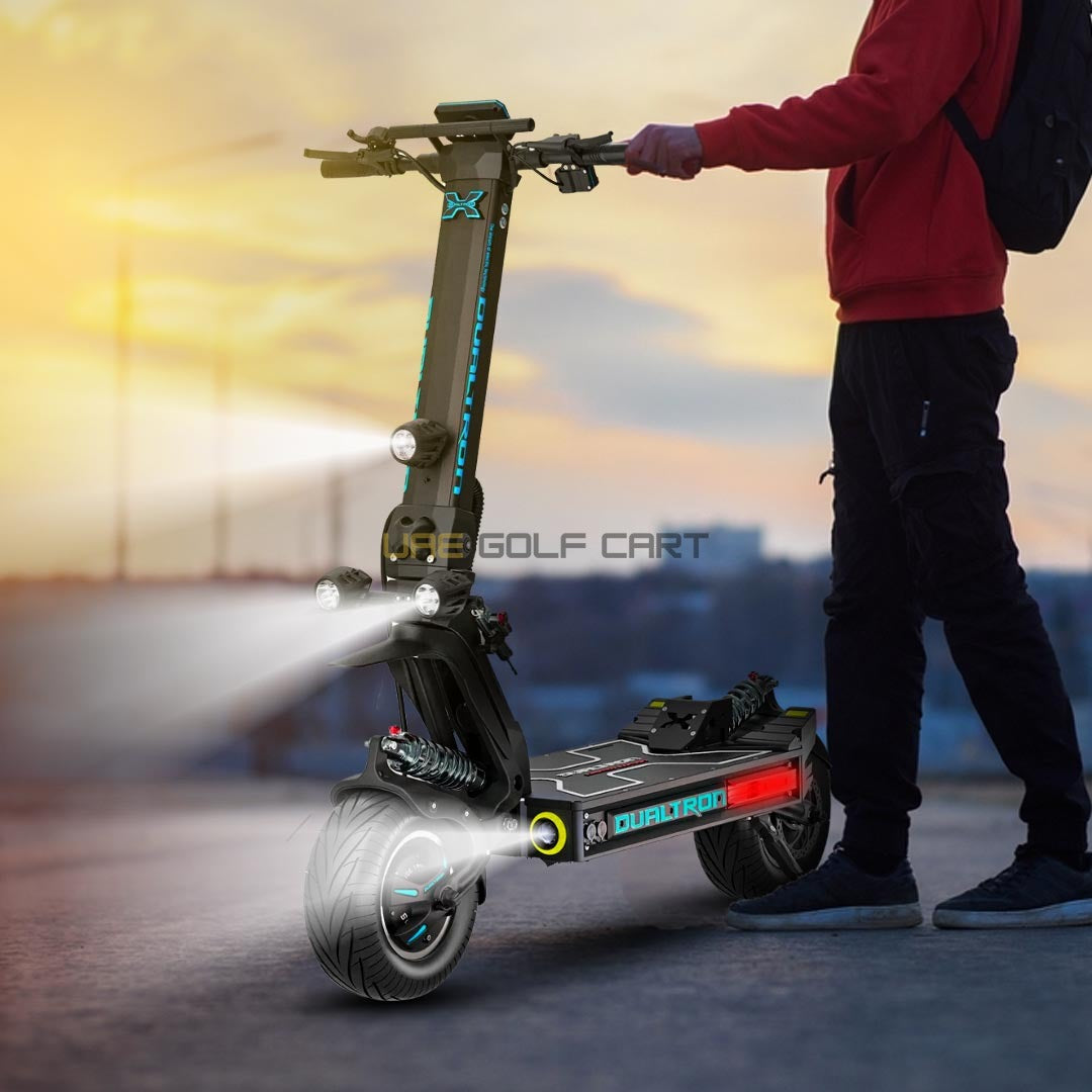 Electric Scooter 84V 60Ah Foldable with 2000W Dual Hub Motor and 55 mph Top Speed - Foldable Electric Scooters - Close Up | UAE Golf Cart