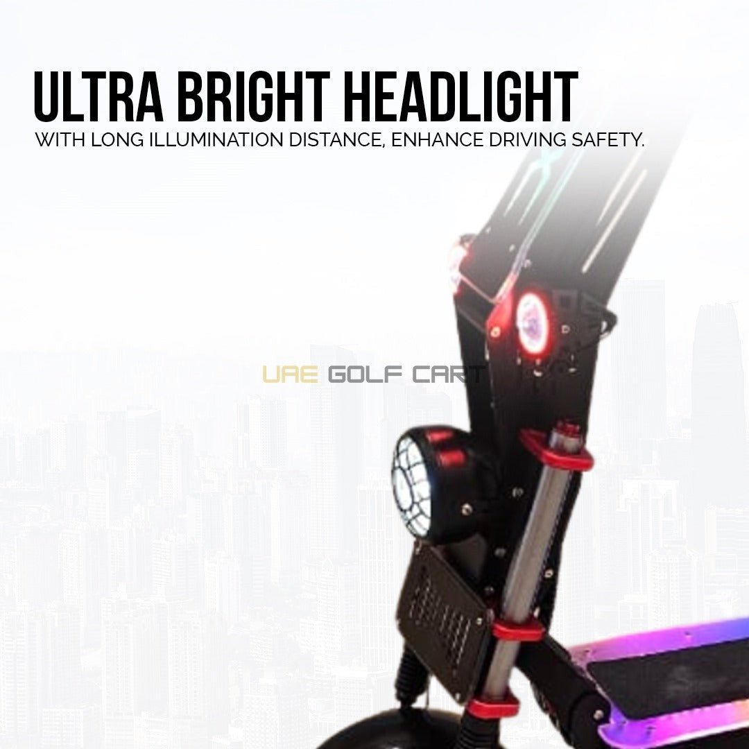 Electric Scooter Dual Motor 8000W 90 km/h Top Speed 70 km Range 150 kg Load - Foldable Electric Scooters - Photo 16 | UAE Golf Cart