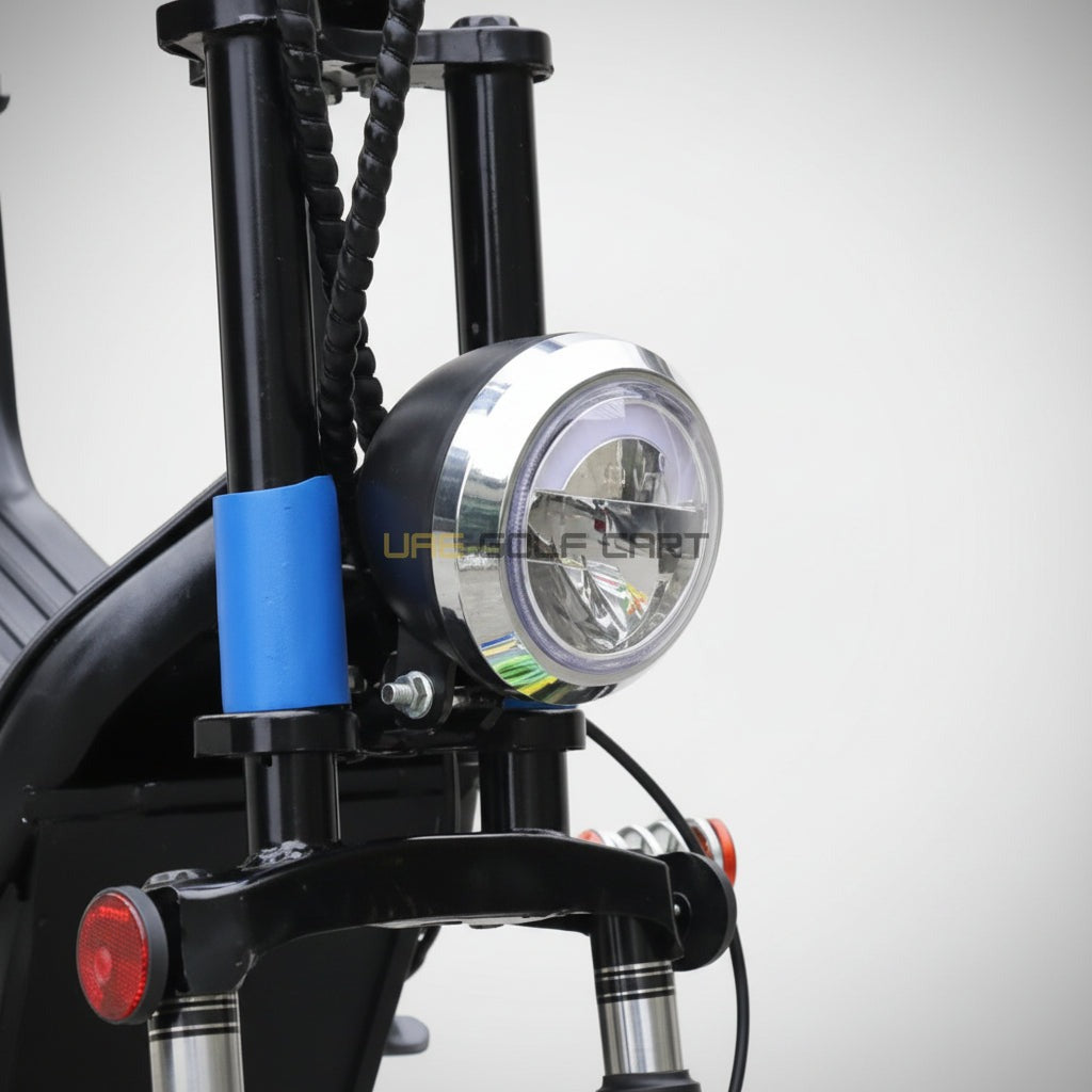 Electric Scooter Medium Fat Tire with Removable 48V 12Ah Battery 1000W Motor 30 km/h Speed - Electric Motorbikes & Mopeds - Photo 16 | UAE Golf Cart