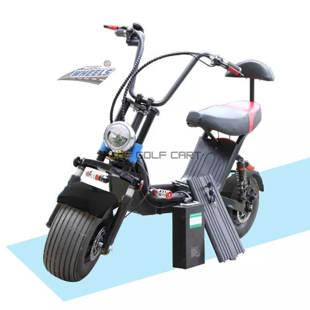 Electric Scooter Medium Fat Tire with Removable 48V 12Ah Battery 1000W Motor 30 km/h Speed - Electric Motorbikes & Mopeds - Photo 20 | UAE Golf Cart