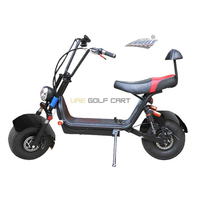 Electric Scooter Medium Fat Tire with Removable 48V 12Ah Battery 1000W Motor 30 km/h Speed - Electric Motorbikes & Mopeds - Photo 8 | UAE Golf Cart