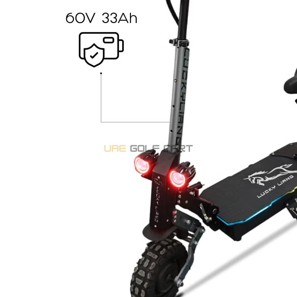 Electric Scooter Night Fury Plus 60V 33Ah Dual Motor 2000W x2 Speed 85 km/h Long Mileage - Foldable Electric Scooters - Photo 15 | UAE Golf Cart