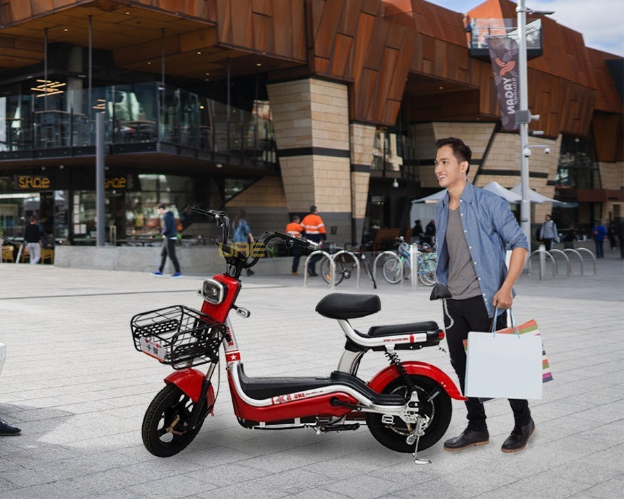 Electric Scooter with Pedal Assist, 48V Battery, 35 km/h Speed, 200 kg Capacity, 14-inch Wheels - Electric Grocery Bike - Photo 11 | UAE Golf Cart
