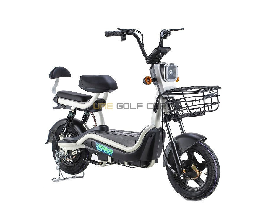 Electric Scooter with Pedal Assist, 48V Battery, 35 km/h Speed, 200 kg Capacity, 14-inch Wheels - Electric Grocery Bike - Photo 4 | UAE Golf Cart