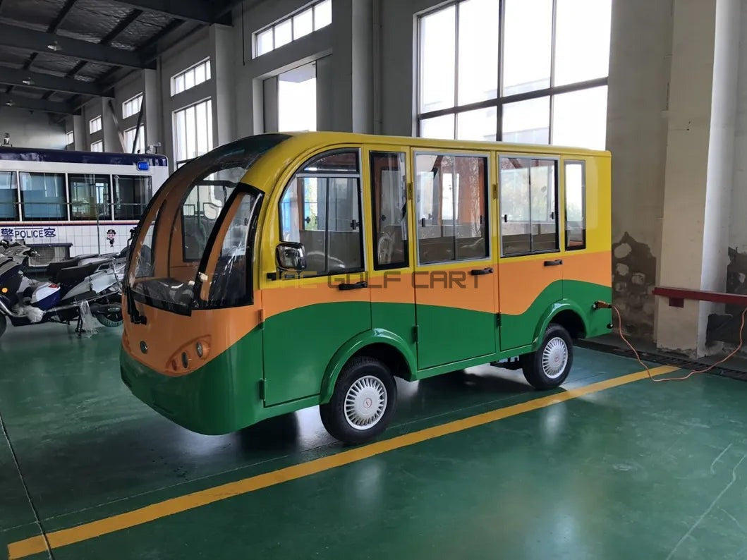 Buy Enclosed 8 Seater Electric Golf Cart and Sightseeing Bus - Sightseeing Electric Buses - 8 Seater at UAE Golf Cart