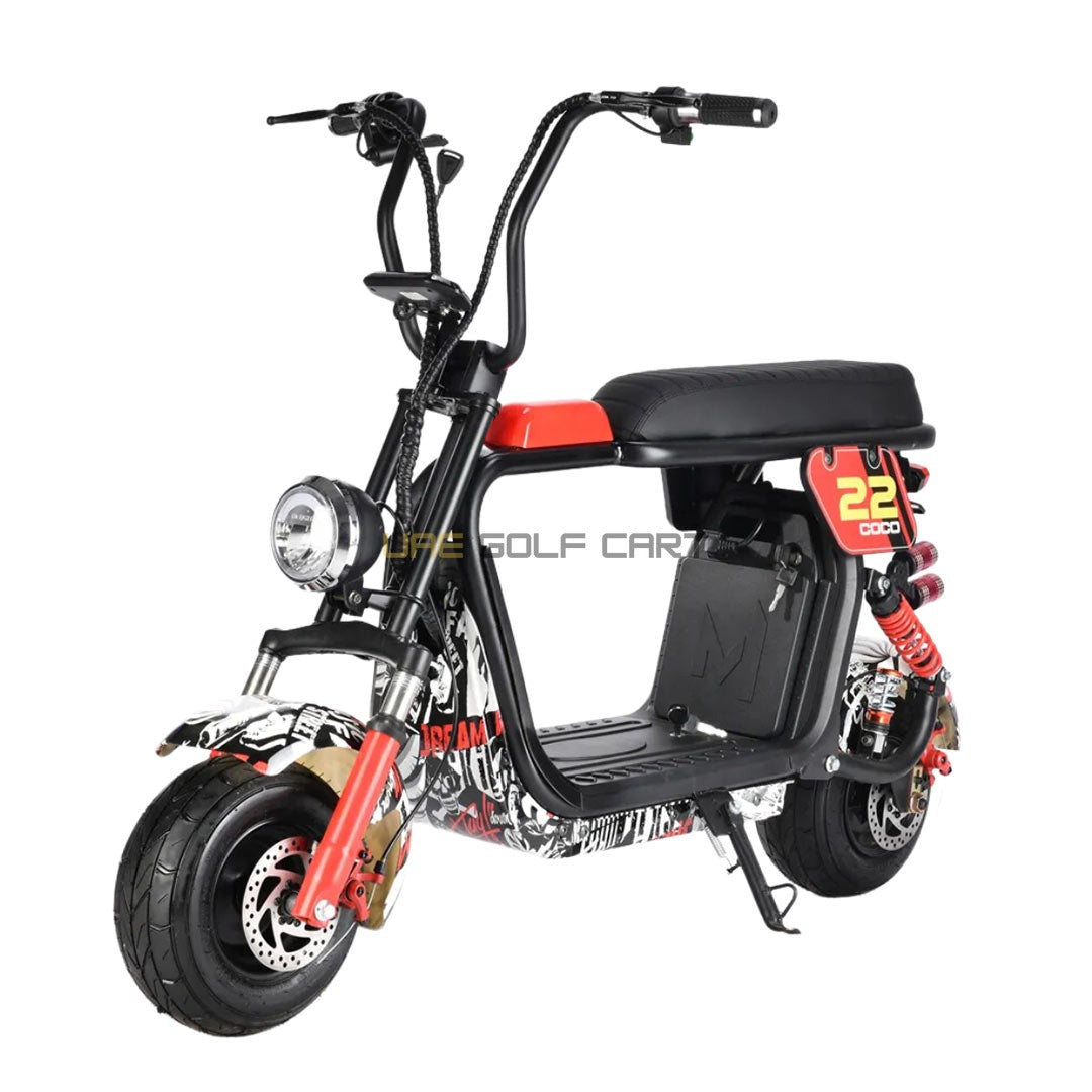 Fat Tire 48V 12Ah Electric Scooter with 1000W Motor and Dual Battery - Electric Motorbikes & Mopeds - Photo 4 | UAE Golf Cart