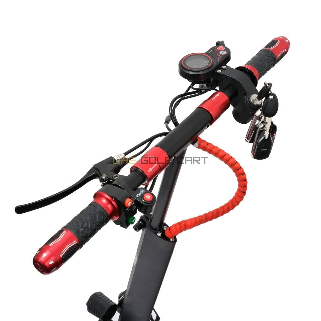 Foldable 48V 1200W LED Electric Scooter with Seat, 10Ah Battery, 65 km/h Max Speed, Double Disc Brakes - Foldable Electric Scooters - Photo 10 | UAE Golf Cart
